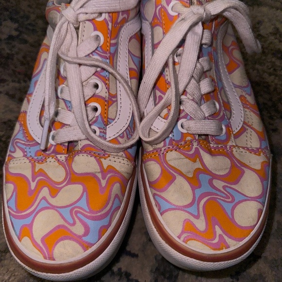 Vans Tapered Stacked UV Ink Sunwaves Sneakers size 7 - Picture 6 of 7